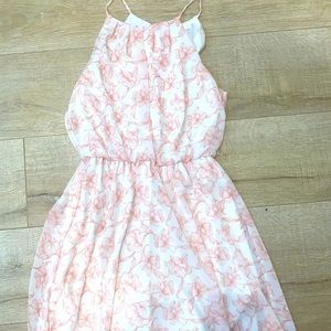 Lush Pink floral dress. Size small.